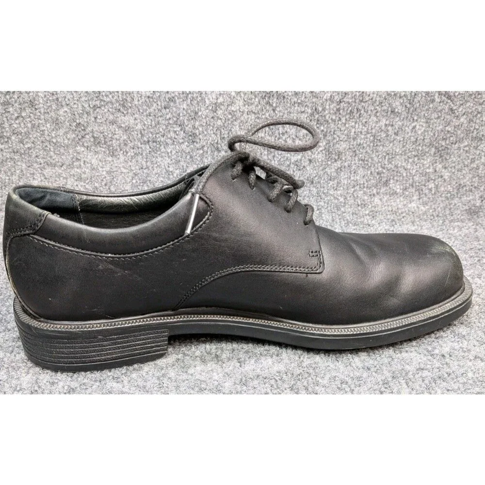 Rockport Men's 8.5M Black Leather Oxford Dress Shoes Lace Up Comfort Work...